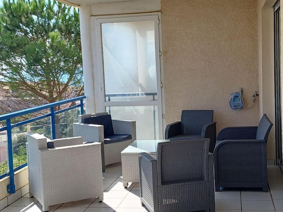 Plain-Pied, Terrasse, Piscine, Pleine Vue Mer, Plage A 6' A Pied, Parking, Wifi Fleury  Dış mekan fotoğraf