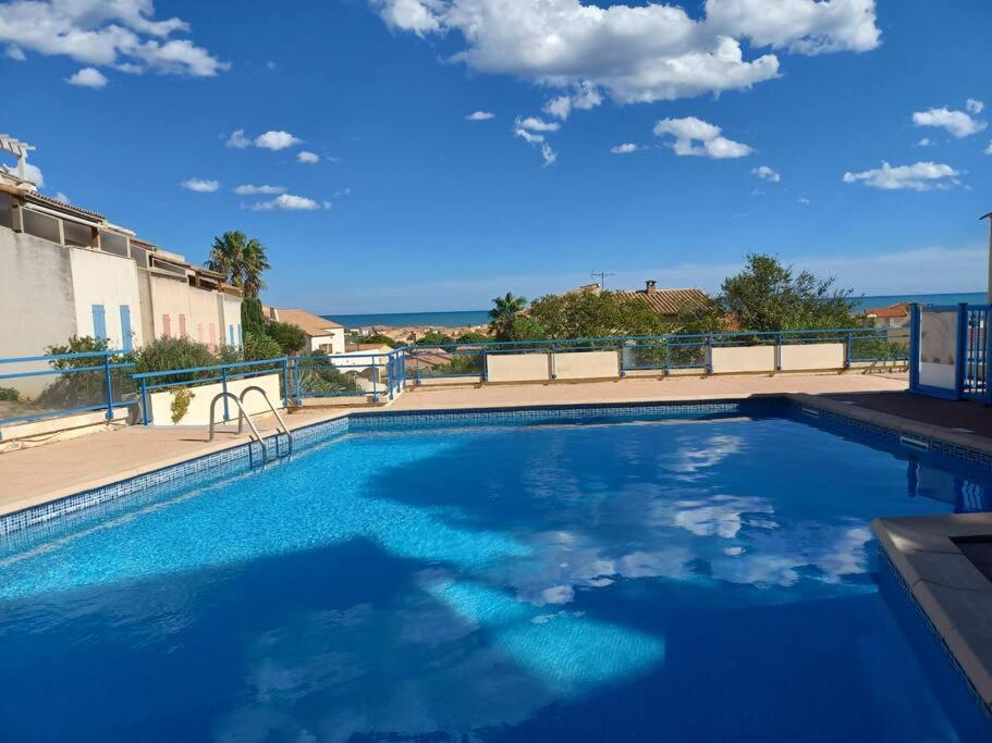 Plain-Pied, Terrasse, Piscine, Pleine Vue Mer, Plage A 6' A Pied, Parking, Wifi Fleury  Dış mekan fotoğraf