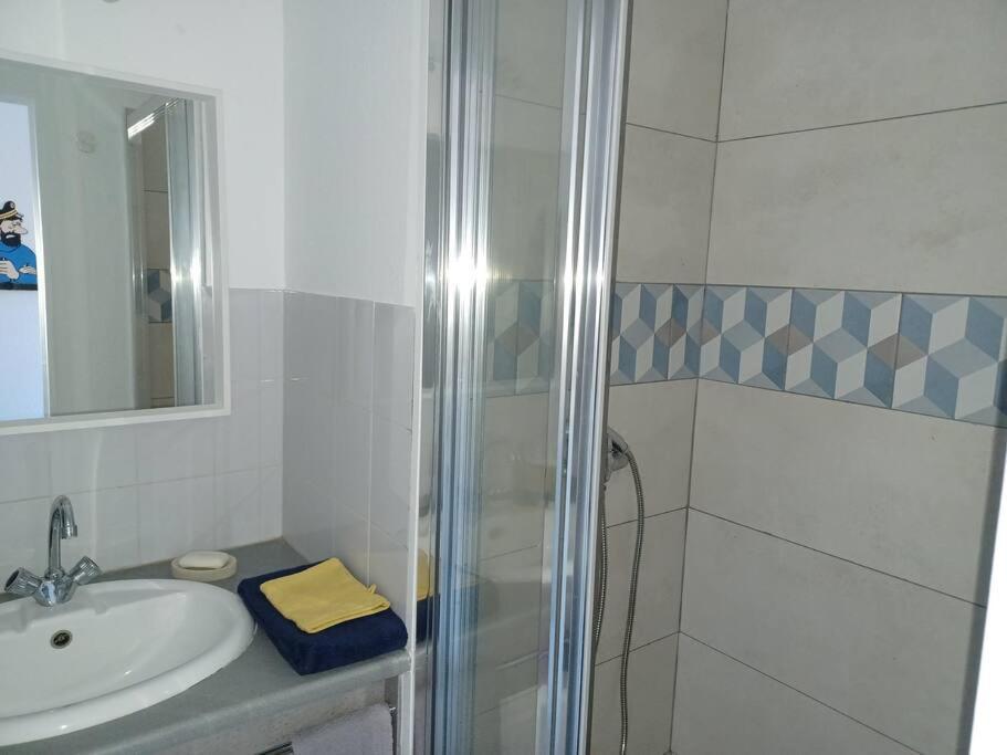 Plain-Pied, Terrasse, Piscine, Pleine Vue Mer, Plage A 6' A Pied, Parking, Wifi Fleury  Dış mekan fotoğraf