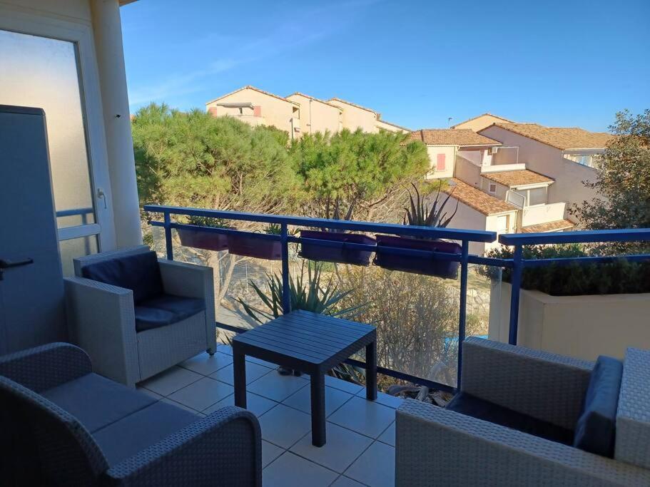 Plain-Pied, Terrasse, Piscine, Pleine Vue Mer, Plage A 6' A Pied, Parking, Wifi Fleury  Dış mekan fotoğraf