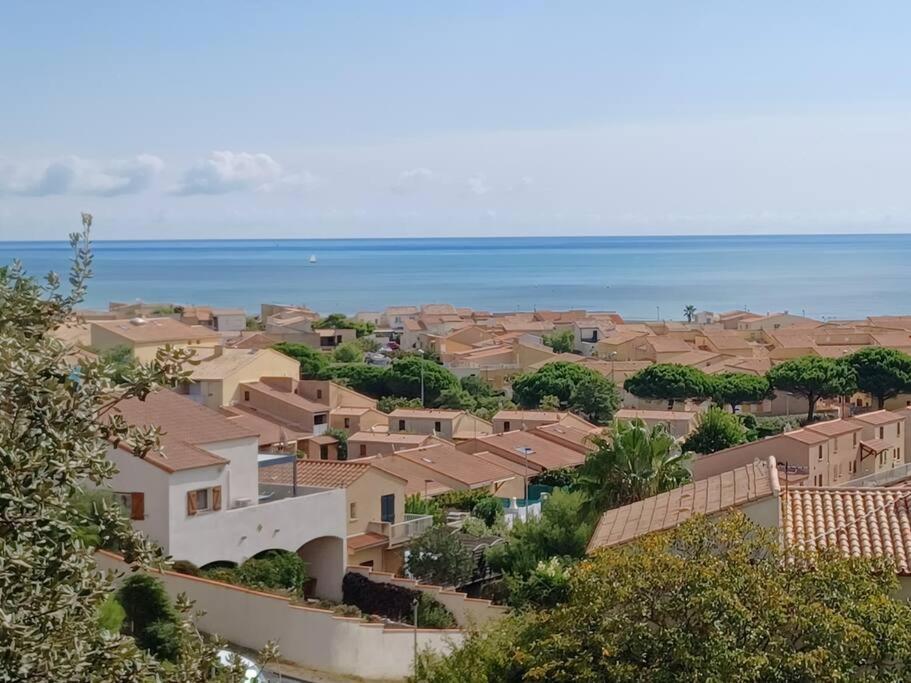 Plain-Pied, Terrasse, Piscine, Pleine Vue Mer, Plage A 6' A Pied, Parking, Wifi Fleury  Dış mekan fotoğraf