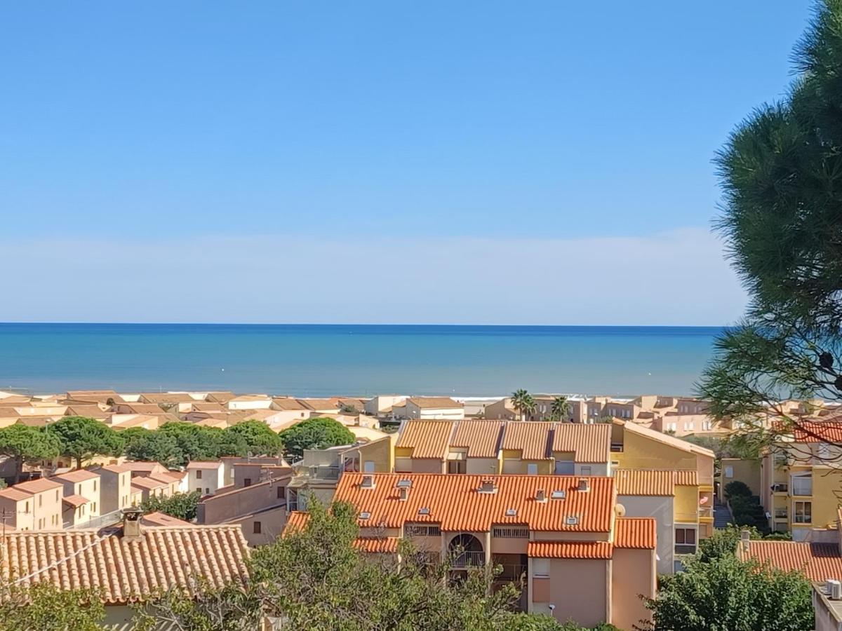 Plain-Pied, Terrasse, Piscine, Pleine Vue Mer, Plage A 6' A Pied, Parking, Wifi Fleury  Dış mekan fotoğraf